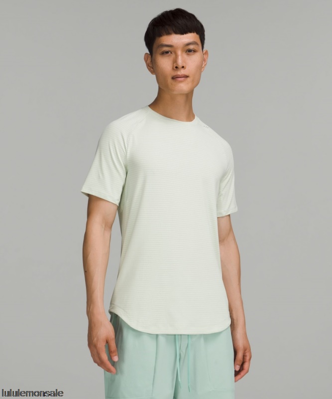 Lululemon Deutschland DELULU807 | Drysense Training Kurzarmshirt Meliert Arctic Mint